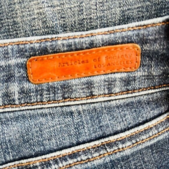 Articles of Society Sarah Skinny Cal Peak 5 pocket jeans size 25. - Picture 5 of 9